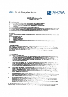 Gaststättengesetz Berlin PDF