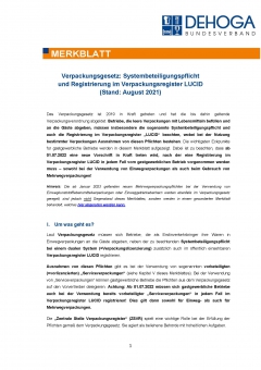 Merkblatt Verpackungsgesetz - Stand August 2021 PDF